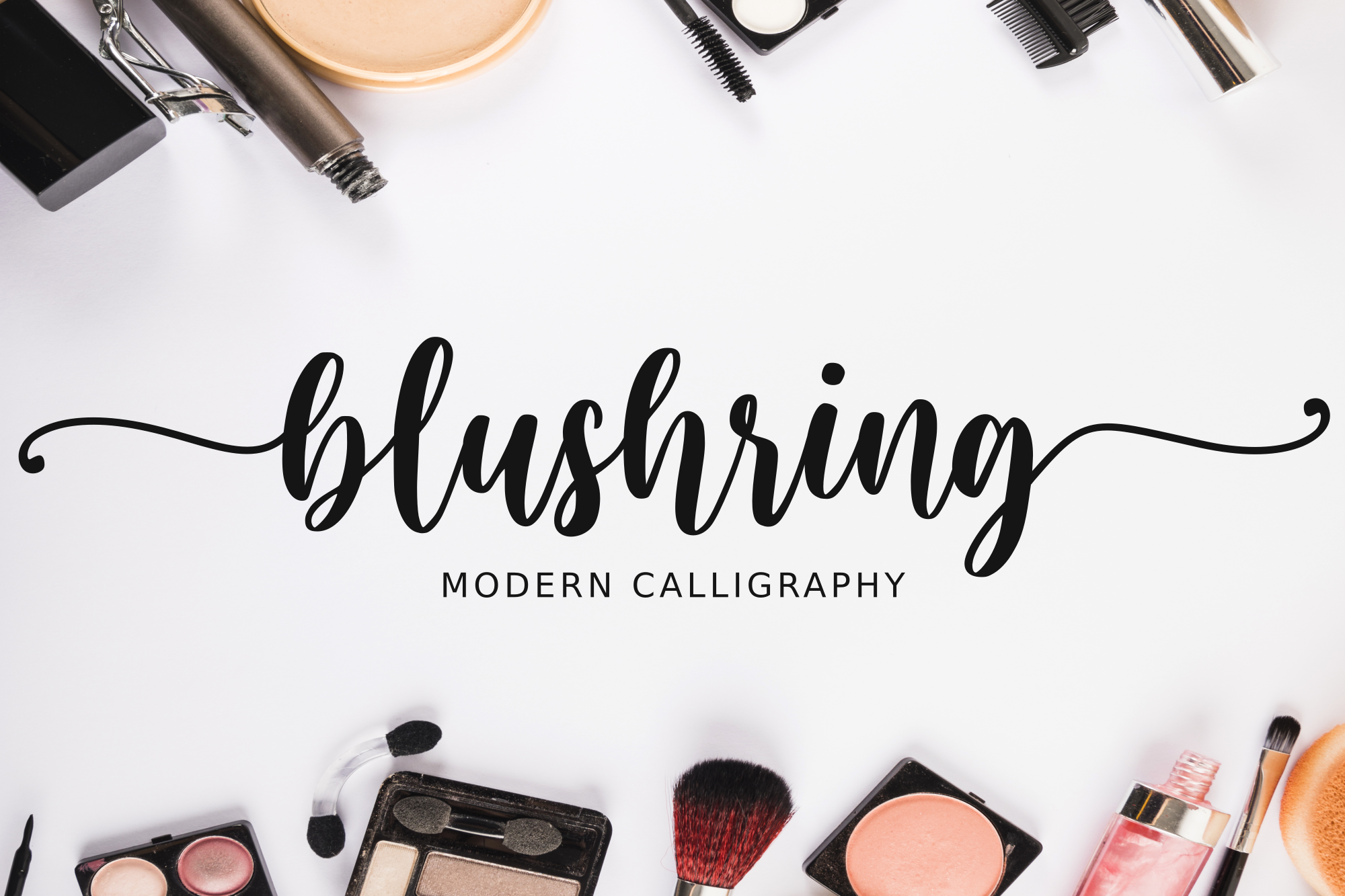Blushring - Modern Calligraphy Font product preview image by SibelumPagi
