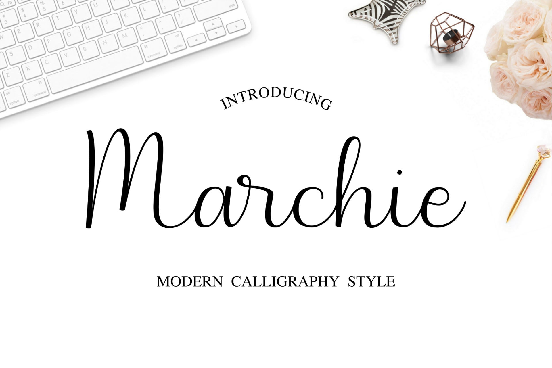 Marchie - Calligraphy Font product preview image by SibelumPagi